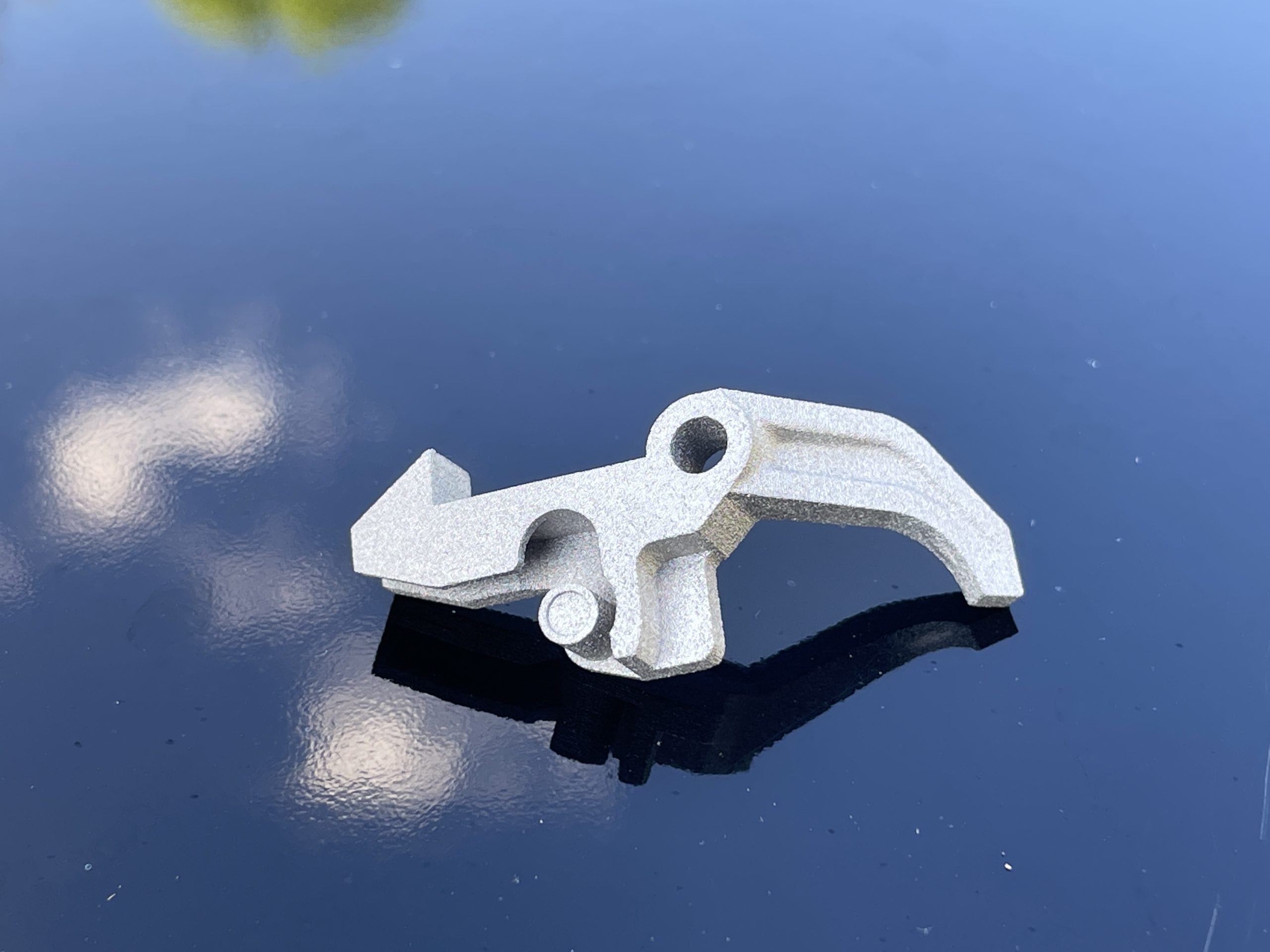 Glove box drive latch for E30 3D printed Stainless Steel