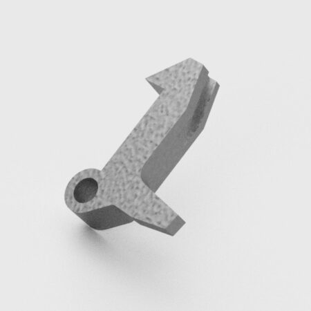 glove box "driven" latch