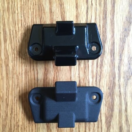 Glove box latch housing